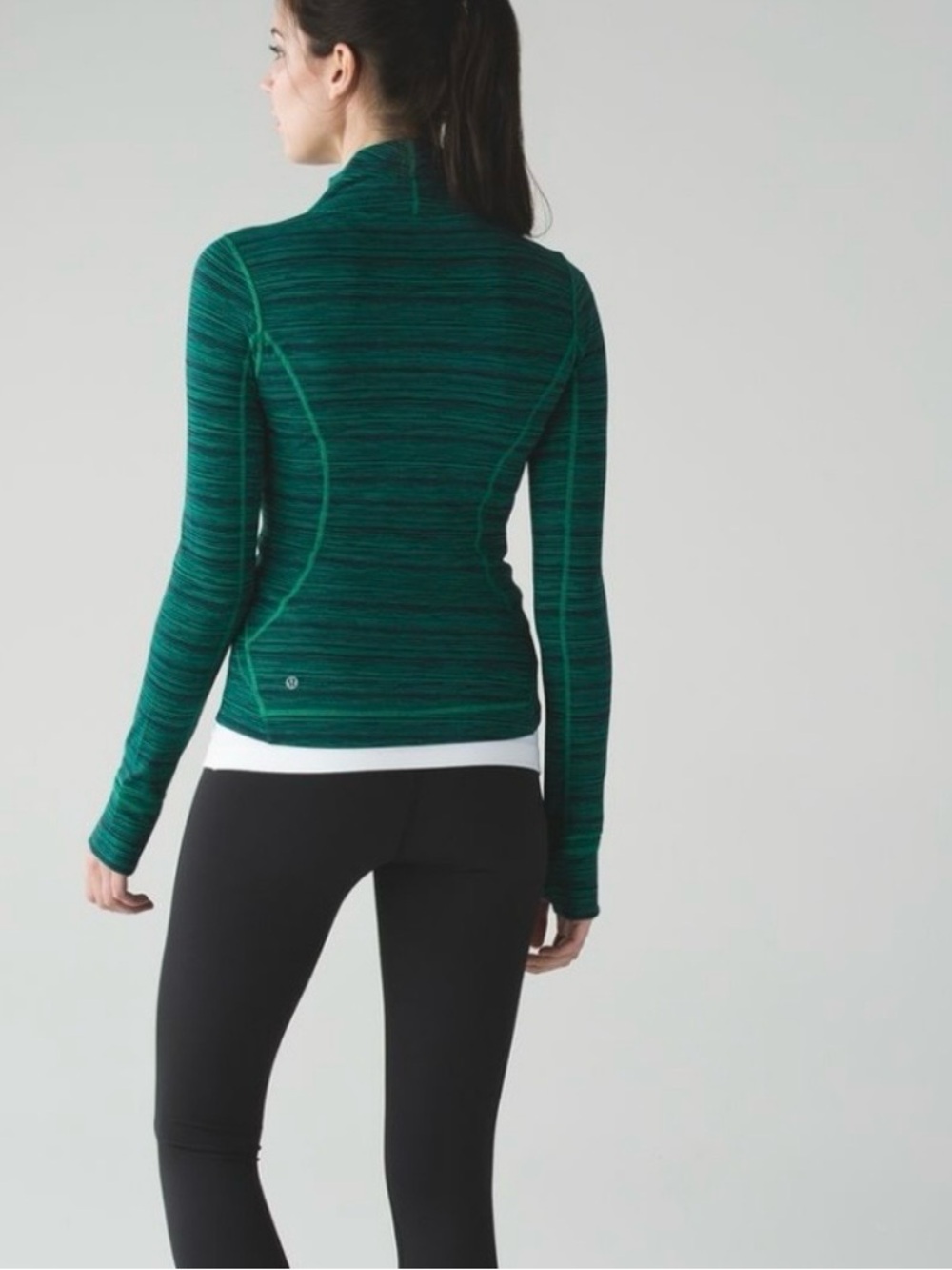 Lululemon Precision Jacket Cyber Jungle Hero Blue Size 2 - Picture 5 of 12